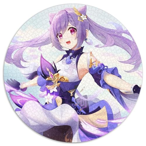 Puzzle für Erwachsene, 1000 Teile Genshin Impact Keqing Puzzles, anspruchsvolles Denkspiel für Teenager, Spaß für den Familienspieleabend, 67,5 x 67,5 cm Puzzle für Erwachsene, 1000 Teile Genshin Impact Keqing Puzzles, anspruchsvolles Denkspiel für Teenager, Spaß für den Familienspieleabend, 67,5 x 67,5 cm von LiJianXXL