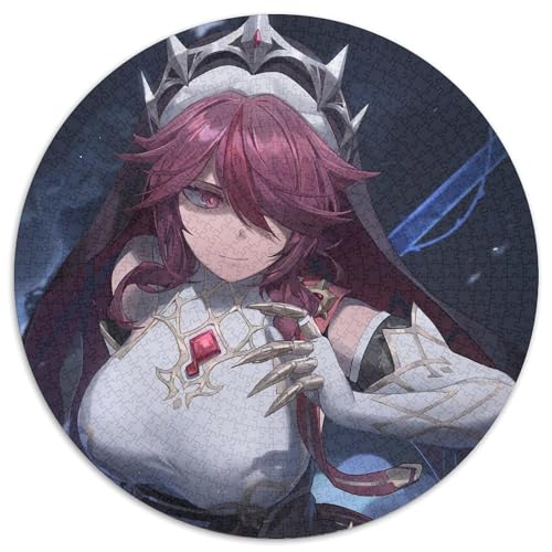 Puzzle für Erwachsene, 1000 Teile Genshin Impact Rosaria Puzzles, anspruchsvolles Denkspiel für Teenager, Spaß für den Familienspieleabend, 67,5 x 67,5 cm Puzzle für Erwachsene, 1000 Teile Genshin Impact Rosaria Puzzles, anspruchsvolles Denkspiel für Teenager, Spaß für den Familienspieleabend, 67,5 x 67,5 cm von LiJianXXL