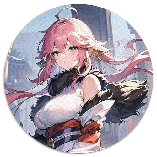 Puzzle für Erwachsene, 1000 Teile Genshin Impact Yae Miko Puzzles, anspruchsvolles Denkspiel für Teenager, Spaß für den Familienspieleabend, 67,5 x 67,5 cm Puzzle für Erwachsene, 1000 Teile Genshin Impact Yae Miko Puzzles, anspruchsvolles Denkspiel für Teenager, Spaß für den Familienspieleabend, 67,5 x 67,5 cm von LiJianXXL