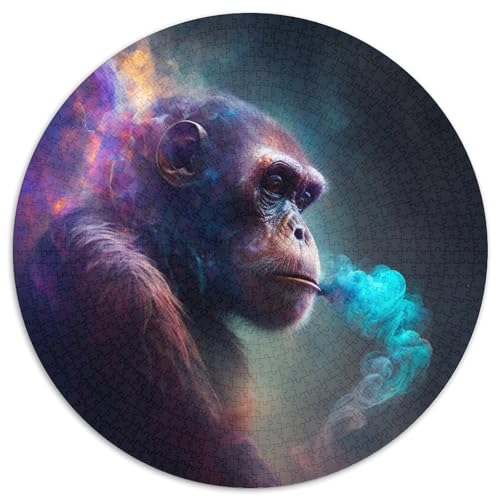 Puzzle für Erwachsene, 1000-teiliges Affennebel-Puzzle, anspruchsvolles Denkspiel für Teenager, Spaß für den Familienspieleabend, 67,5 x 67,5 cm Puzzle für Erwachsene, 1000-teiliges Affennebel-Puzzle, anspruchsvolles Denkspiel für Teenager, Spaß für den Familienspieleabend, 67,5 x 67,5 cm von LiJianXXL
