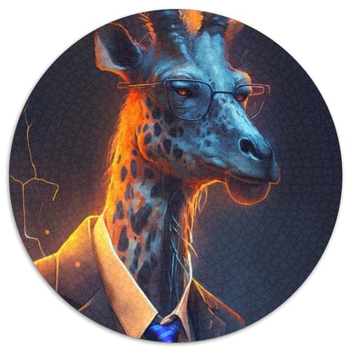 Puzzle für Erwachsene, 1000-teiliges Boss-Giraffe-Puzzle, anspruchsvolles Denkspiel für Teenager, Spaß für den Familienspieleabend, 67,5 x 67,5 cm Puzzle für Erwachsene, 1000-teiliges Boss-Giraffe-Puzzle, anspruchsvolles Denkspiel für Teenager, Spaß für den Familienspieleabend, 67,5 x 67,5 cm von LiJianXXL