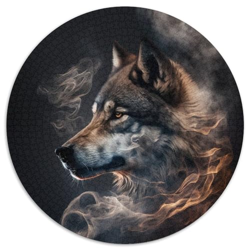 Puzzle für Erwachsene, 1000-teiliges Fantasy-Wolf-Puzzle, anspruchsvolles Denkspiel für Teenager, Spaß für den Familienspieleabend, 67,5 x 67,5 cm Puzzle für Erwachsene, 1000-teiliges Fantasy-Wolf-Puzzle, anspruchsvolles Denkspiel für Teenager, Spaß für den Familienspieleabend, 67,5 x 67,5 cm von LiJianXXL