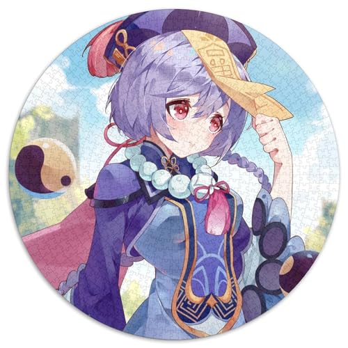 Puzzle für Erwachsene, 1000-teiliges Genshin Impact Qiqi-Puzzle, anspruchsvolles Denkspiel für Teenager, Spaß für den Familienspieleabend, 67,5 x 67,5 cm Puzzle für Erwachsene, 1000-teiliges Genshin Impact Qiqi-Puzzle, anspruchsvolles Denkspiel für Teenager, Spaß für den Familienspieleabend, 67,5 x 67,5 cm von LiJianXXL
