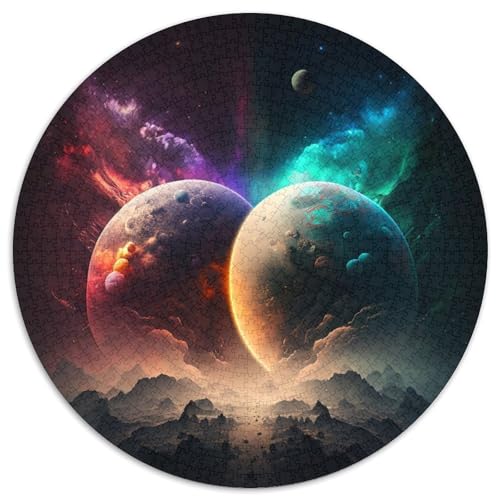 Puzzle für Erwachsene, 1000-teiliges Universum-Planeten-Puzzle, anspruchsvolles Denkspiel für Teenager, Spaß für den Familienspieleabend, 67,5 x 67,5 cm Puzzle für Erwachsene, 1000-teiliges Universum-Planeten-Puzzle, anspruchsvolles Denkspiel für Teenager, Spaß für den Familienspieleabend, 67,5 x 67,5 cm von LiJianXXL