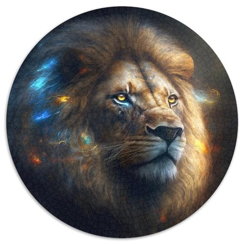 Puzzle für Erwachsene, 1000-teiliges magisches Löwen-Puzzle, anspruchsvolles Denkspiel für Teenager, Spaß für den Familienspieleabend, 67,5 x 67,5 cm von LiJianXXL
