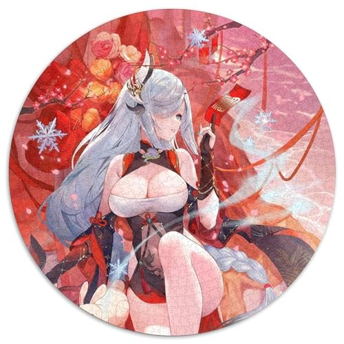 Puzzle für Erwachsene 1000 Teile Genshin Impact Shenhe 1000-teiliges rundes Puzzle Interaktives Familienspiel, Geeignet für Kinder ab 14 Jahren 67,5 x 67,5 cm Puzzle für Erwachsene 1000 Teile Genshin Impact Shenhe 1000-teiliges rundes Puzzle Interaktives Familienspiel, Geeignet für Kinder ab 14 Jahren 67,5 x 67,5 cm von LiJianXXL