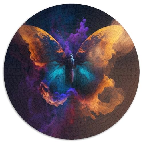 Schmetterlingsnebel-Puzzle, 1000 Teile, für Erwachsene, Kartonpuzzle, interaktives Familienspiel, Bastelgeschenk mit farbenfrohen Kunstwerken, 67,5 x 67,5 cm Schmetterlingsnebel-Puzzle, 1000 Teile, für Erwachsene, Kartonpuzzle, interaktives Familienspiel, Bastelgeschenk mit farbenfrohen Kunstwerken, 67,5 x 67,5 cm von LiJianXXL