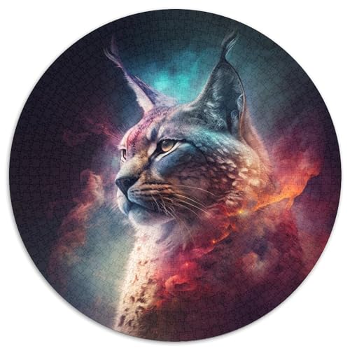 Spirit Lynx 1000-teiliges Puzzle aus Karton, Muttertag, Geburtstage, Weihnachten, 67,5 x 67,5 cm Spirit Lynx 1000-teiliges Puzzle aus Karton, Muttertag, Geburtstage, Weihnachten, 67,5 x 67,5 cm von LiJianXXL