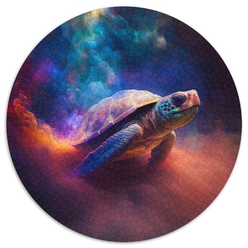 Turtle Nebula Puzzle für Erwachsene, 1000 Teile, 1000 Teile, rundes Puzzle, Denkspiel, interaktives Familienspiel, geeignet für Kinder ab 14 Jahren, 67,5 x 67,5 cm Turtle Nebula Puzzle für Erwachsene, 1000 Teile, 1000 Teile, rundes Puzzle, Denkspiel, interaktives Familienspiel, geeignet für Kinder ab 14 Jahren, 67,5 x 67,5 cm von LiJianXXL