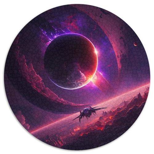 Weltraum-Schwarzes-Loch-Puzzle, 1000 Teile, Puzzle für Erwachsene, Weihnachten, Halloween, Ostern, Neujahr, 67,5 x 67,5 cm von LiJianXXL