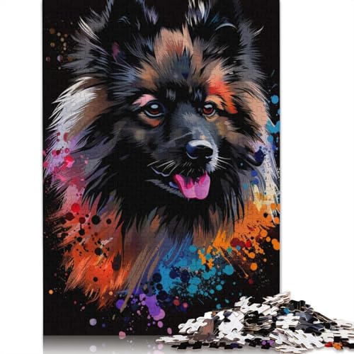 1000 Teile Puzzle für Erwachsene, Puzzle-Geschenke, Wolfsspitz-Kunst-Puzzle für Kinder, Holzplatten-Puzzle, Heimdekoration, Puzzle-Spielzeug, Größe 75 x 50 cm 1000 Teile Puzzle für Erwachsene, Puzzle-Geschenke, Wolfsspitz-Kunst-Puzzle für Kinder, Holzplatten-Puzzle, Heimdekoration, Puzzle-Spielzeug, Größe 75 x 50 cm von LiJianXXR