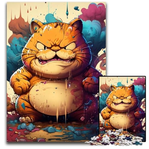 1000-teiliges Katzen-Puzzle für Erwachsene, anspruchsvolles Denkspiel für Teenager, Spaß für den Familienspieleabend, 26x38cm/10,23x14,96 Zoll von LiJianXXR