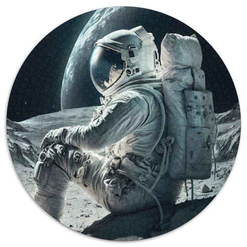 1000-teiliges Puzzle, ESA-Astronaut, rund, 1000 Teile, für Erwachsene, DIY-Dekoration, Gehirn-Herausforderung, für Erwachsene, Familie, 67,5 x 67,5 cm 1000-teiliges Puzzle, ESA-Astronaut, rund, 1000 Teile, für Erwachsene, DIY-Dekoration, Gehirn-Herausforderung, für Erwachsene, Familie, 67,5 x 67,5 cm von LiJianXXR