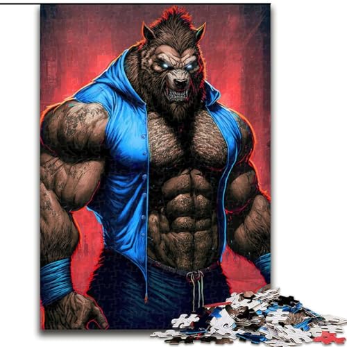 1000-teiliges Puzzle, Werbär, aus Holz, Kinder ab 14 Jahren, 50x75cm, Denkspiel für Teenager, Spieleabend mit der Familie 1000-teiliges Puzzle, Werbär, aus Holz, Kinder ab 14 Jahren, 50x75cm, Denkspiel für Teenager, Spieleabend mit der Familie von LiJianXXR