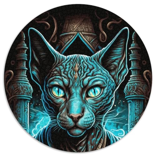 1000-teiliges Puzzle, wunderschöne Dschungelkatze, Puzzle für Erwachsene, anspruchsvolles Denkspiel, Familienaktivität, Heimdekoration, 67,5 x 67,5 cm 1000-teiliges Puzzle, wunderschöne Dschungelkatze, Puzzle für Erwachsene, anspruchsvolles Denkspiel, Familienaktivität, Heimdekoration, 67,5 x 67,5 cm von LiJianXXR