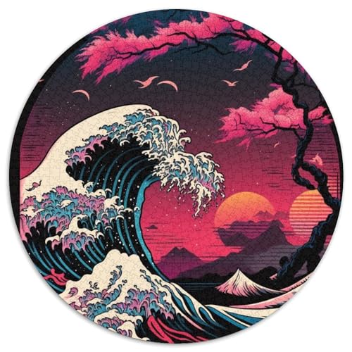 1000-teiliges Puzzle „Japanische Wellen“, unmögliches Puzzle für Erwachsene, Teenager, Paare und Freunde zum Geburtstag, zu Weihnachten, 67,5 x 67,5 cm 1000-teiliges Puzzle „Japanische Wellen“, unmögliches Puzzle für Erwachsene, Teenager, Paare und Freunde zum Geburtstag, zu Weihnachten, 67,5 x 67,5 cm von LiJianXXR