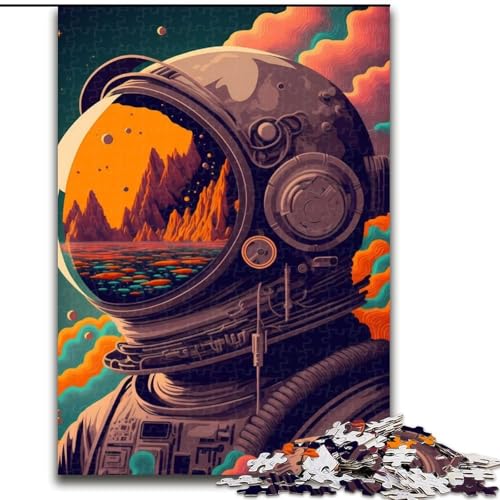 1000-teiliges Puzzle Astronautenvision aus Holz, Kinder ab 14 Jahren, 50x75cm, Denkspiel für Teenager, Spieleabend mit der Familie 1000-teiliges Puzzle Astronautenvision aus Holz, Kinder ab 14 Jahren, 50x75cm, Denkspiel für Teenager, Spieleabend mit der Familie von LiJianXXR