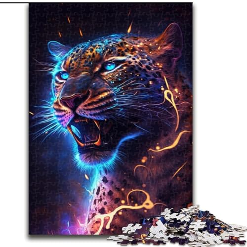 1000-teiliges Puzzle Blitzleopard aus Holz, Kinder ab 14 Jahren, 50x75cm, Denkspiel für Teenager, Spieleabend mit der Familie 1000-teiliges Puzzle Blitzleopard aus Holz, Kinder ab 14 Jahren, 50x75cm, Denkspiel für Teenager, Spieleabend mit der Familie von LiJianXXR
