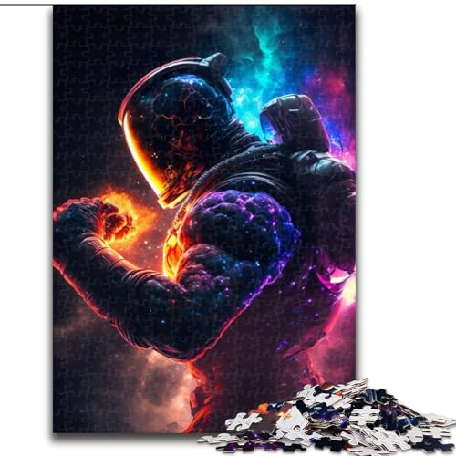 1000-teiliges Puzzle Boxender Astronaut aus Holz, Eltern, Partner, Freunde – ab 14 Jahren, 50x75cm, DIY-Kunstdekor 1000-teiliges Puzzle Boxender Astronaut aus Holz, Eltern, Partner, Freunde – ab 14 Jahren, 50x75cm, DIY-Kunstdekor von LiJianXXR
