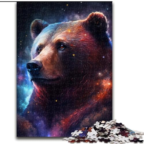 1000-teiliges Puzzle Braunbär aus Holz, Kinder ab 14 Jahren, 50x75cm, kreatives Familienspiel und Heimdekoration, Teenager 1000-teiliges Puzzle Braunbär aus Holz, Kinder ab 14 Jahren, 50x75cm, kreatives Familienspiel und Heimdekoration, Teenager von LiJianXXR