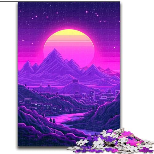 1000-teiliges Puzzle Fantasie-Marslandschaft aus Holz, Kinder ab 14 Jahren, 50x75cm, Denkspiel für Teenager, Spieleabend mit der Familie 1000-teiliges Puzzle Fantasie-Marslandschaft aus Holz, Kinder ab 14 Jahren, 50x75cm, Denkspiel für Teenager, Spieleabend mit der Familie von LiJianXXR