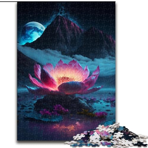 1000-teiliges Puzzle Galaxie, Fantasie, Lotus aus Holz, Kinder ab 14 Jahren, 50x75cm, Denkspiel für Teenager, Spieleabend mit der Familie 1000-teiliges Puzzle Galaxie, Fantasie, Lotus aus Holz, Kinder ab 14 Jahren, 50x75cm, Denkspiel für Teenager, Spieleabend mit der Familie von LiJianXXR