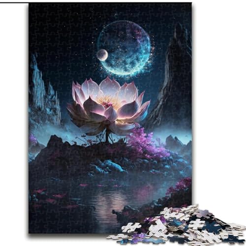 1000-teiliges Puzzle Galaxie, Fantasie, Lotus aus Holz, Kinder ab 14 Jahren, 50x75cm, Denkspiel für Teenager, Spieleabend mit der Familie 1000-teiliges Puzzle Galaxie, Fantasie, Lotus aus Holz, Kinder ab 14 Jahren, 50x75cm, Denkspiel für Teenager, Spieleabend mit der Familie von LiJianXXR