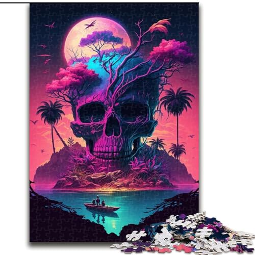 1000-teiliges Puzzle Inselskelett aus Holz, Kinder ab 14 Jahren, 50x75cm, Denkspiel für Teenager, Spieleabend mit der Familie 1000-teiliges Puzzle Inselskelett aus Holz, Kinder ab 14 Jahren, 50x75cm, Denkspiel für Teenager, Spieleabend mit der Familie von LiJianXXR