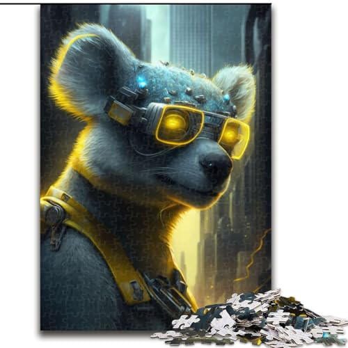 1000-teiliges Puzzle Koala aus Holz, Kinder ab 14 Jahren, 50x75cm, kreatives Familienspiel und Heimdekoration, Teenager 1000-teiliges Puzzle Koala aus Holz, Kinder ab 14 Jahren, 50x75cm, kreatives Familienspiel und Heimdekoration, Teenager von LiJianXXR