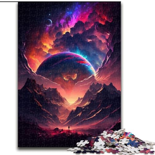1000-teiliges Puzzle Mystischer Berggipfel aus Holz, Kinder ab 14 Jahren, 50x75cm, Denkspiel für Teenager, Spieleabend mit der Familie 1000-teiliges Puzzle Mystischer Berggipfel aus Holz, Kinder ab 14 Jahren, 50x75cm, Denkspiel für Teenager, Spieleabend mit der Familie von LiJianXXR