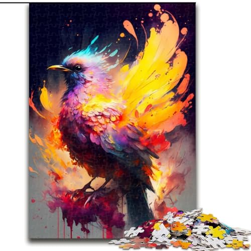 1000-teiliges Puzzle Mystischer Phönix, abstrakt aus Holz, Kinder ab 14 Jahren, 50x75cm, Denkspiel für Teenager, Spieleabend mit der Familie 1000-teiliges Puzzle Mystischer Phönix, abstrakt aus Holz, Kinder ab 14 Jahren, 50x75cm, Denkspiel für Teenager, Spieleabend mit der Familie von LiJianXXR