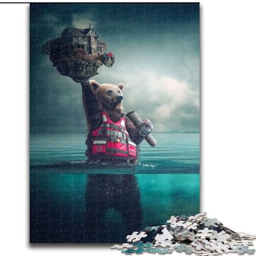 1000-teiliges Puzzle Rettungsschwimmerbär aus Holz, Eltern, Partner, Freunde – ab 14 Jahren, 50x75cm, Weihnachten oder Geburtstage 1000-teiliges Puzzle Rettungsschwimmerbär aus Holz, Eltern, Partner, Freunde – ab 14 Jahren, 50x75cm, Weihnachten oder Geburtstage von LiJianXXR