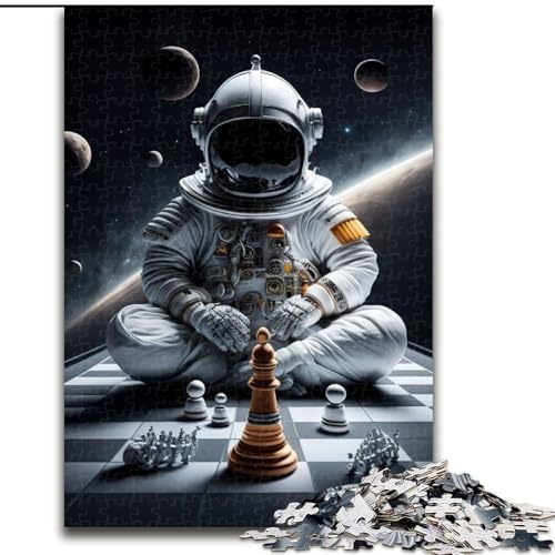 1000-teiliges Puzzle Schachuniversum aus Holz, Eltern, Partner, Freunde – ab 14 Jahren, 50x75cm, Weihnachten oder zum Geburtstag 1000-teiliges Puzzle Schachuniversum aus Holz, Eltern, Partner, Freunde – ab 14 Jahren, 50x75cm, Weihnachten oder zum Geburtstag von LiJianXXR