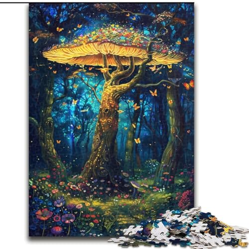 1000-teiliges Puzzle Traumpilzbaum aus Holz, Eltern, Partner, Freunde – ab 14 Jahren, 50x75cm, Weihnachten oder Geburtstage 1000-teiliges Puzzle Traumpilzbaum aus Holz, Eltern, Partner, Freunde – ab 14 Jahren, 50x75cm, Weihnachten oder Geburtstage von LiJianXXR