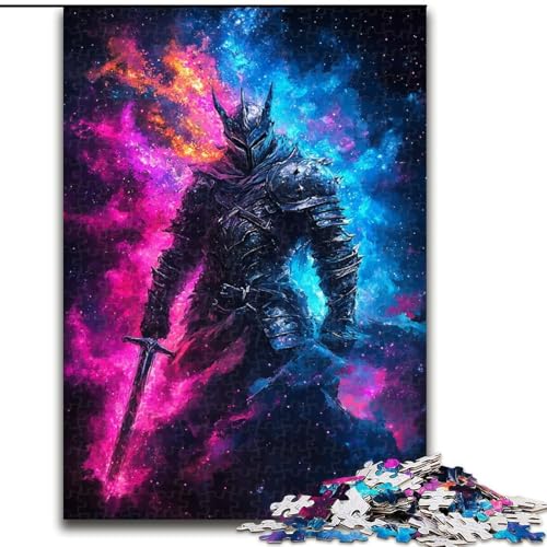 1000-teiliges Puzzle als Geschenk für Teenager, Weltraumkrieger, anspruchsvolles Spiel und Familienspiel mit vollständig ineinandergreifenden, zufällig geformten Teilen (Größe 50x75cm) von LiJianXXR