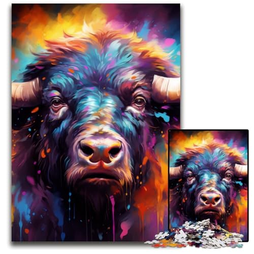 1000-teiliges Puzzle aus Büffelkarton, anspruchsvolles Denkspiel, Familienaktivität, Heimdekoration, 26x38cm/10,23x14,96 Zoll 1000-teiliges Puzzle aus Büffelkarton, anspruchsvolles Denkspiel, Familienaktivität, Heimdekoration, 26x38cm/10,23x14,96 Zoll von LiJianXXR