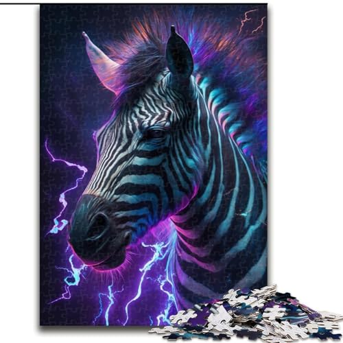 1000-teiliges Puzzle für Erwachsene, Blitzzebra, aus Holz, hochschwieriges Denkspiel für Teenager, 50x75cm, Geburtstagsgeschenkidee, anspruchsvolles Denkspiel 1000-teiliges Puzzle für Erwachsene, Blitzzebra, aus Holz, hochschwieriges Denkspiel für Teenager, 50x75cm, Geburtstagsgeschenkidee, anspruchsvolles Denkspiel von LiJianXXR
