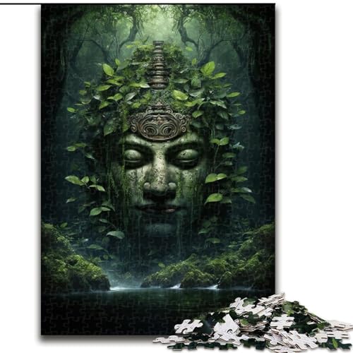 1000-teiliges Puzzle für Erwachsene, Buddha-Statuen aus Holz, EIN tolles Geschenk für Familienspaß, 50x75cm, für Geburtstage, Feiertage, Weihnachten, Halloween 1000-teiliges Puzzle für Erwachsene, Buddha-Statuen aus Holz, EIN tolles Geschenk für Familienspaß, 50x75cm, für Geburtstage, Feiertage, Weihnachten, Halloween von LiJianXXR