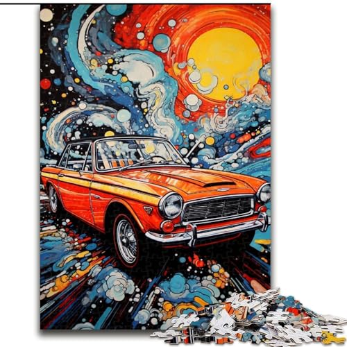 1000-teiliges Puzzle für Erwachsene, Coole Bunte Sportwagen aus Holz, EIN tolles Geschenk für Familienspaß, 50x75cm, für Geburtstage, Feiertage, Weihnachten, Halloween 1000-teiliges Puzzle für Erwachsene, Coole Bunte Sportwagen aus Holz, EIN tolles Geschenk für Familienspaß, 50x75cm, für Geburtstage, Feiertage, Weihnachten, Halloween von LiJianXXR