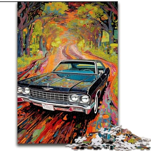 1000-teiliges Puzzle für Erwachsene, Coole Bunte Sportwagen aus Holz, mit interaktivem Familienspiel, Kinder ab 14 Jahren, 50x75cm, für interaktives Familienspiel 1000-teiliges Puzzle für Erwachsene, Coole Bunte Sportwagen aus Holz, mit interaktivem Familienspiel, Kinder ab 14 Jahren, 50x75cm, für interaktives Familienspiel von LiJianXXR