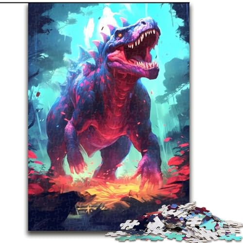 1000-teiliges Puzzle für Erwachsene, Dinosaurier aus der Jurazeit, aus Holz, EIN tolles Geschenk für Familienspaß, 50x75cm, für Geburtstage, Feiertage, Weihnachten, Halloween 1000-teiliges Puzzle für Erwachsene, Dinosaurier aus der Jurazeit, aus Holz, EIN tolles Geschenk für Familienspaß, 50x75cm, für Geburtstage, Feiertage, Weihnachten, Halloween von LiJianXXR