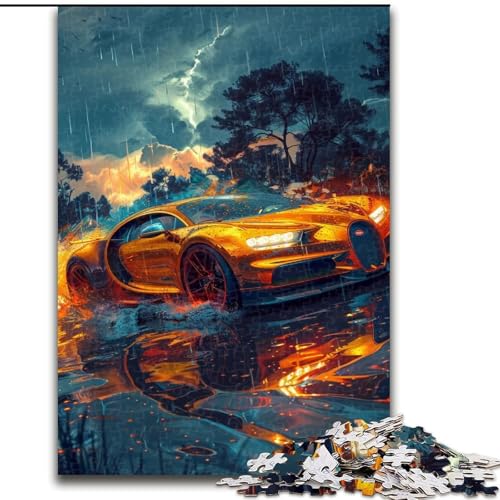 1000-teiliges Puzzle für Erwachsene, Geschenke, Cooler Sportwagen, Lernspielzeug für Erwachsene, ganze Familie ab 14 Jahren (Größe 50x75cm) von LiJianXXR