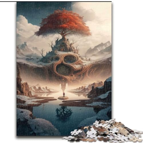 1000-teiliges Puzzle für Erwachsene, Himmelsbaum des Lebens, aus Holz, hochschwieriges Denkspiel für Teenager, 50x75cm, Geburtstagsgeschenkidee, anspruchsvolles Denkspiel 1000-teiliges Puzzle für Erwachsene, Himmelsbaum des Lebens, aus Holz, hochschwieriges Denkspiel für Teenager, 50x75cm, Geburtstagsgeschenkidee, anspruchsvolles Denkspiel von LiJianXXR
