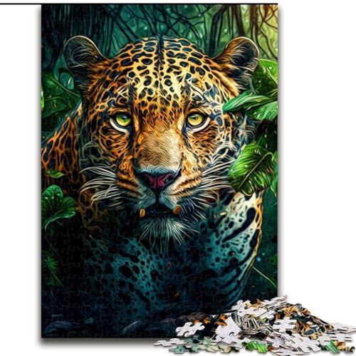 1000-teiliges Puzzle für Erwachsene, Jaguar, aus Holz, EIN tolles Geschenk für Familienspaß, 50x75cm, für Geburtstage, Feiertage, Weihnachten, Halloween 1000-teiliges Puzzle für Erwachsene, Jaguar, aus Holz, EIN tolles Geschenk für Familienspaß, 50x75cm, für Geburtstage, Feiertage, Weihnachten, Halloween von LiJianXXR