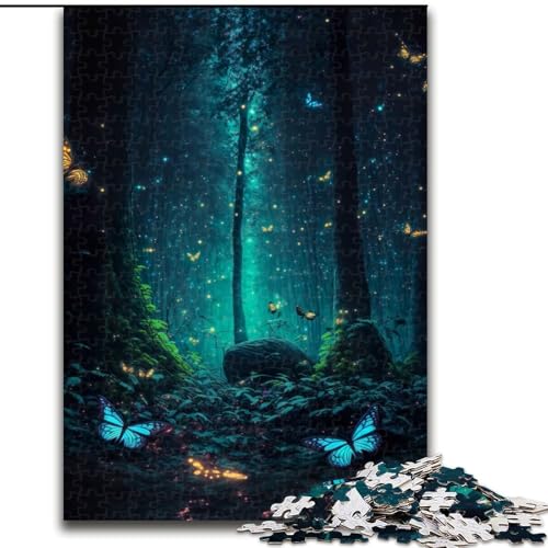 1000-teiliges Puzzle für Erwachsene, Lumi-Schmetterlinge aus Holz, hochschwieriges Denkspiel für Teenager, 50x75cm, Geburtstagsgeschenkidee, anspruchsvolles Denkspiel 1000-teiliges Puzzle für Erwachsene, Lumi-Schmetterlinge aus Holz, hochschwieriges Denkspiel für Teenager, 50x75cm, Geburtstagsgeschenkidee, anspruchsvolles Denkspiel von LiJianXXR