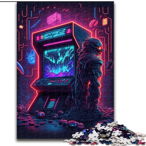 1000-teiliges Puzzle für Erwachsene, Neon-Spiel aus Holz, Kinder ab 14 Jahren, 50x75cm, DIY-Dekoration, anspruchsvolle 1000-teiliges Puzzle für Erwachsene, Neon-Spiel aus Holz, Kinder ab 14 Jahren, 50x75cm, DIY-Dekoration, anspruchsvolle von LiJianXXR