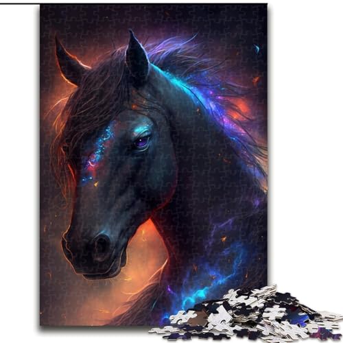 1000-teiliges Puzzle für Erwachsene, Pferd, aus Holz, EIN tolles Geschenk für Familienspaß, 50x75cm, zum Geburtstag, Urlaub, Weihnachten, Halloween 1000-teiliges Puzzle für Erwachsene, Pferd, aus Holz, EIN tolles Geschenk für Familienspaß, 50x75cm, zum Geburtstag, Urlaub, Weihnachten, Halloween von LiJianXXR