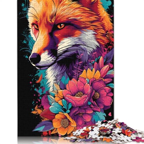 LiJianXXR 1000-teiliges Holzpuzzle, Space Fox, Modern, Puzzle, 75x50 cm, 1 Stück, 6 - 99 Jahre, Mittelstufe, 1 Set, 1000 Teile, 1 Puzzle von LiJianXXR