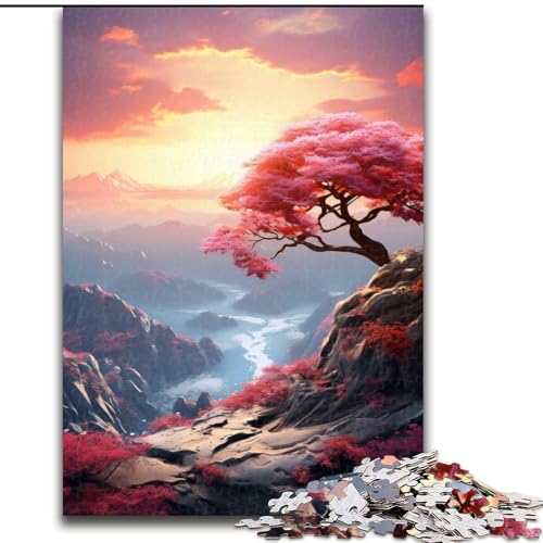 1000-teiliges Puzzle für Erwachsene, Traumlandschaft aus Holz, EIN tolles Geschenk für Familienspaß, 50x75cm, für Geburtstage, Feiertage, Weihnachten, Halloween 1000-teiliges Puzzle für Erwachsene, Traumlandschaft aus Holz, EIN tolles Geschenk für Familienspaß, 50x75cm, für Geburtstage, Feiertage, Weihnachten, Halloween von LiJianXXR