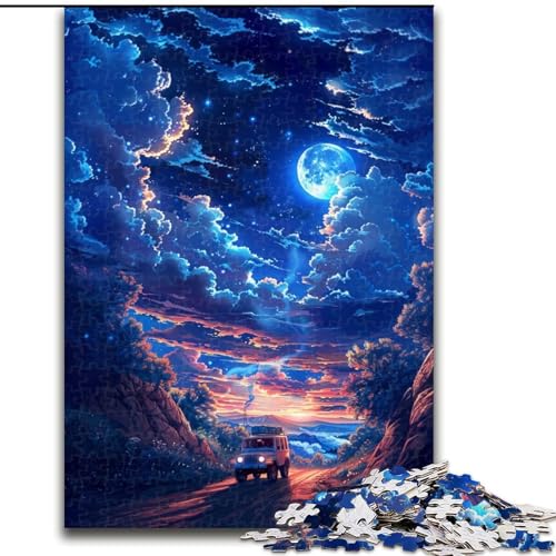 1000-teiliges Puzzle für Erwachsene, Traumszene aus Holz, EIN tolles Geschenk für Familienspaß, 50x75cm, für Geburtstage, Feiertage, Weihnachten, Halloween 1000-teiliges Puzzle für Erwachsene, Traumszene aus Holz, EIN tolles Geschenk für Familienspaß, 50x75cm, für Geburtstage, Feiertage, Weihnachten, Halloween von LiJianXXR